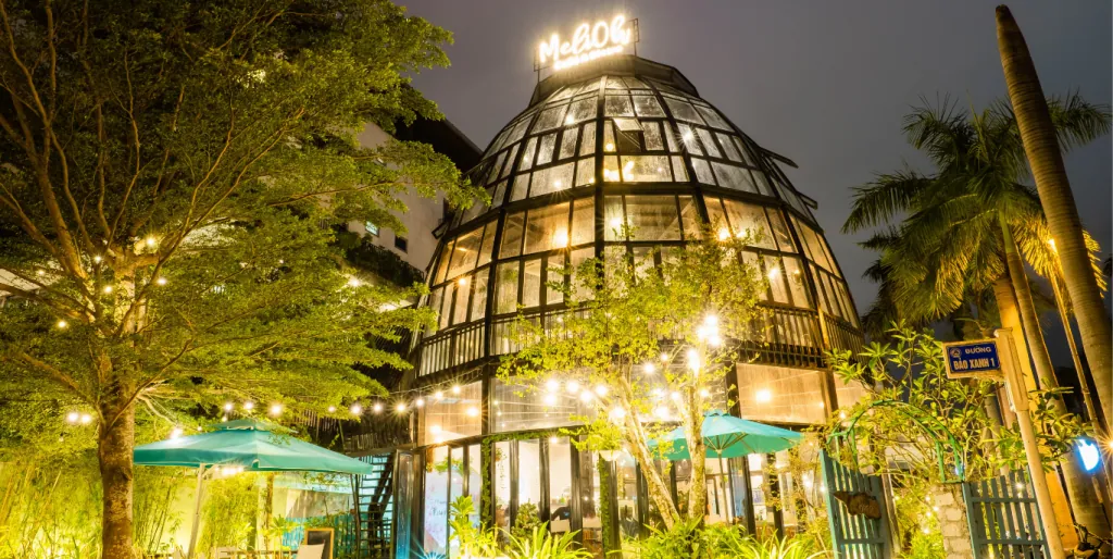 Melioh Bistro 야간 외관